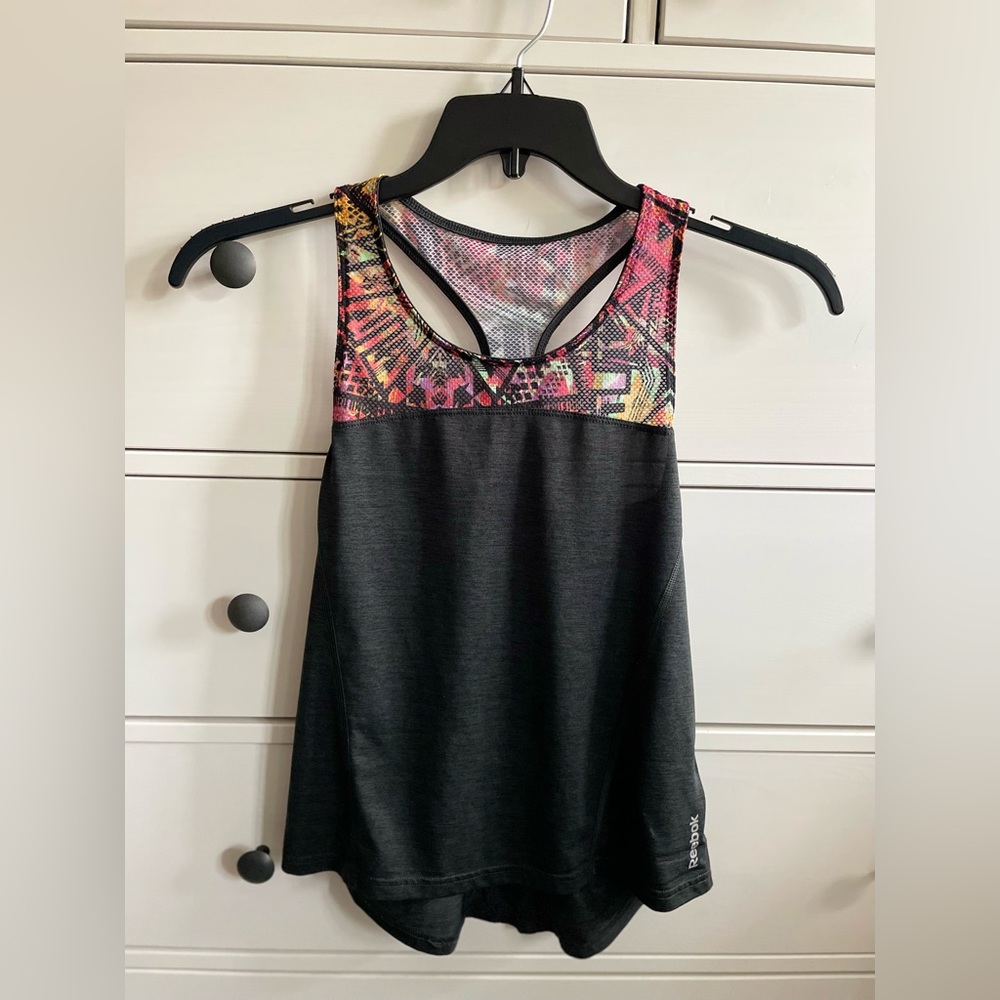 Reebok XS Dark Gray Active Tank Top